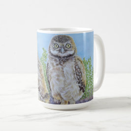 Taza De Café Búhos de madriguera