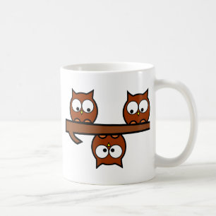 Taza De Café Búhos peculiares