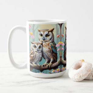 Taza De Café Búhos sabios