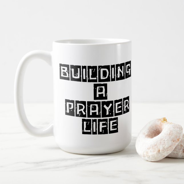 Taza De Café Building a Prayer Life (Con donut)