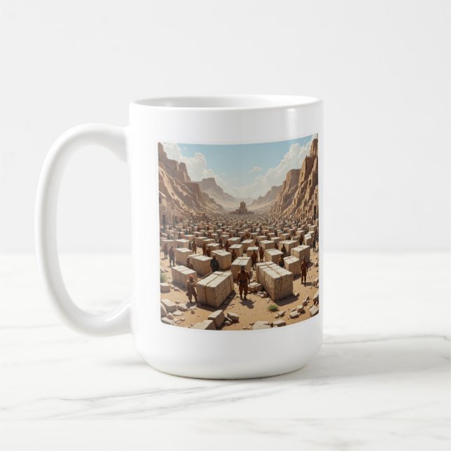 Taza De Café Building the Pyramids (Izquierda)