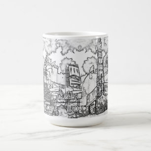 Taza De Café Bulevar de la puesta del sol