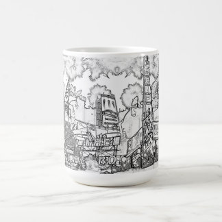 Taza De Café Bulevar de la puesta del sol