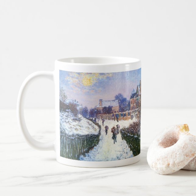 Taza De Café Bulevar Saint Denis Argenteuil de Claude Monet (Con donut)