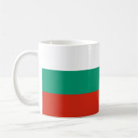 Bulgaria Bandera Cerámica Mug
