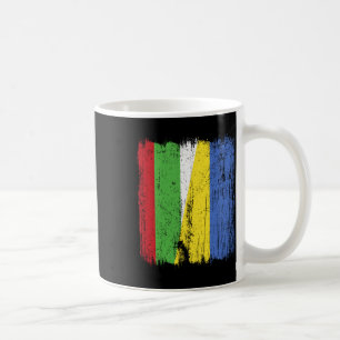 Taza De Café Bulgaria Ucrania Media Bandera Herencia Búlgara Uc