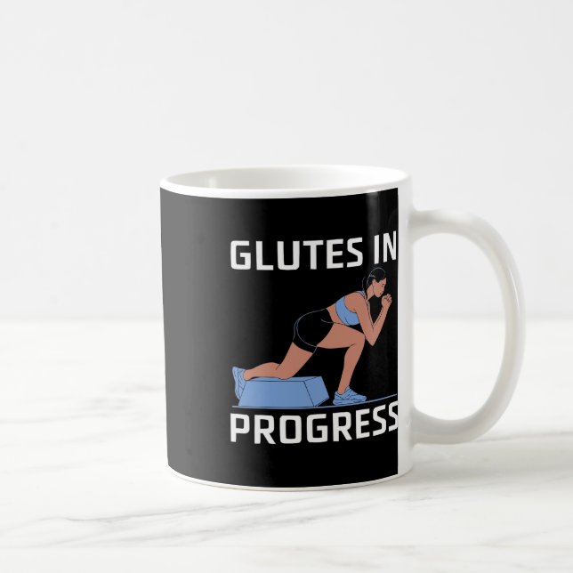 Taza De Café Bulgarian Squat Exercise Bodybuilding Fitness Work (Derecha)