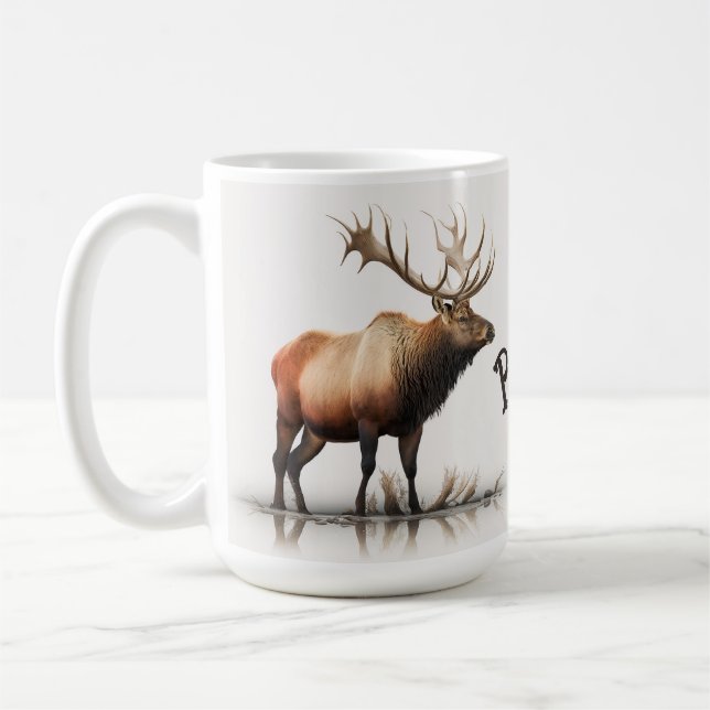 Taza De Café Bull Elk (Izquierda)