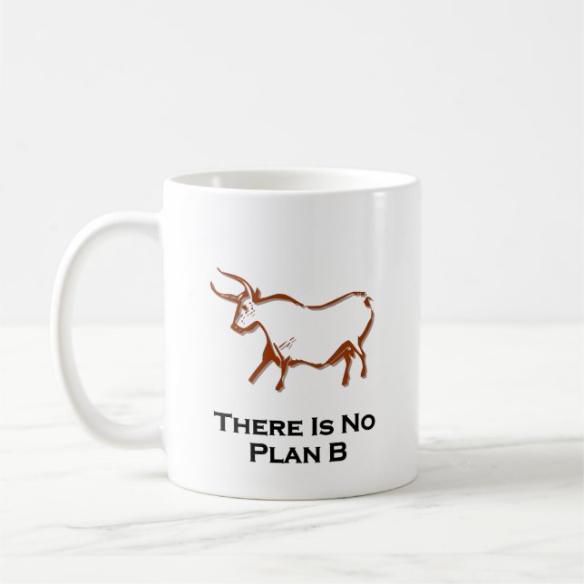 Taza De Café Bull No Hay Plan B Brown (Izquierda)