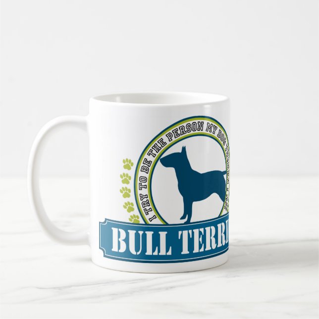 Taza De Café Bull terrier (Izquierda)