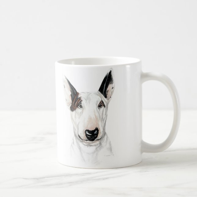 Taza De Café Bull Terrier Bust (Derecha)