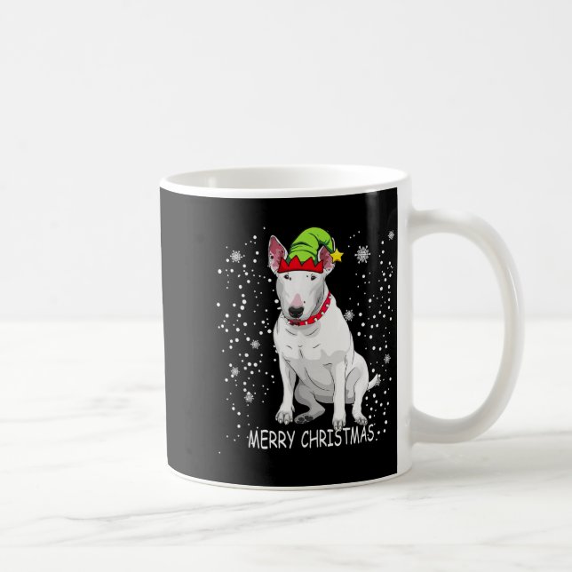 Taza De Café Bull Terrier Dog Tree Christmas Sweater Xmas Dogs  (Derecha)