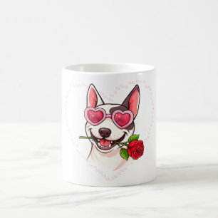 Taza De Café Bull terrier feliz