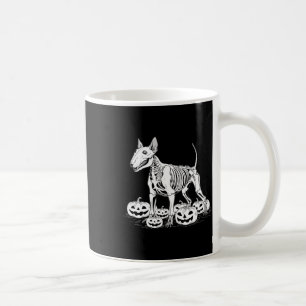 Taza De Café Bull Terrier Skeleton Birthday Halloween Halloween
