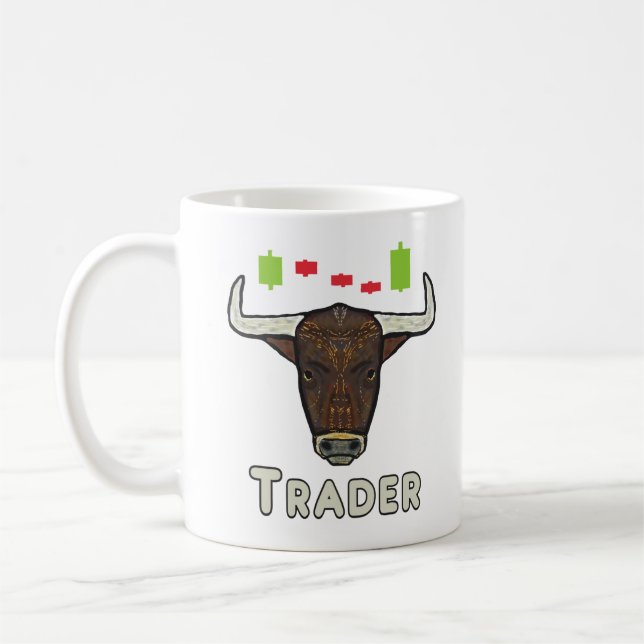 Taza De Café Bull Trader (Izquierda)