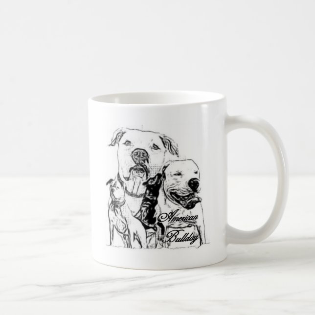 Taza De Café Bulldog americano (Derecha)