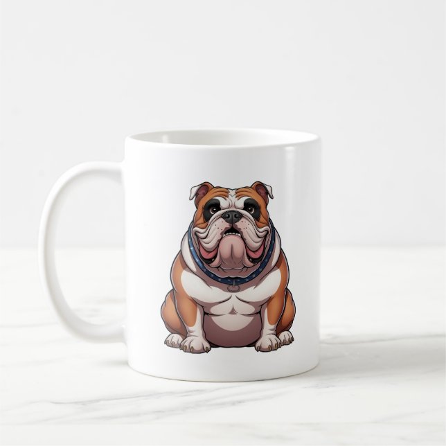 Taza De Café Bulldog americano (Izquierda)