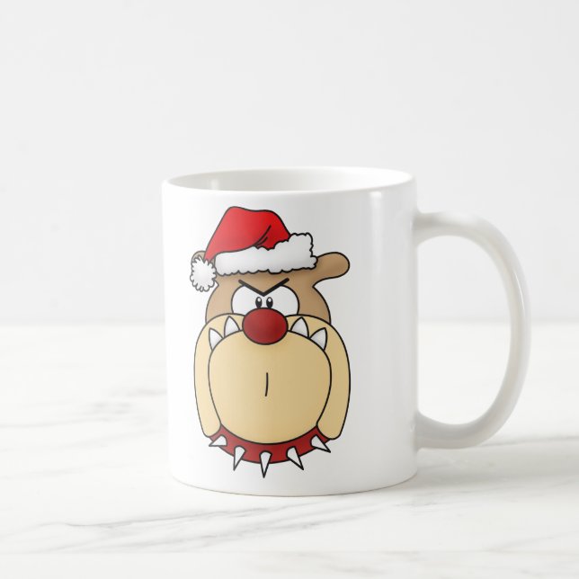 Taza de café Bulldog Bah Humbug (Derecha)