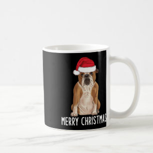 Taza De Café Bulldog Bully Merry Navidades de Bulldog inglés 1