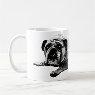 Taza De Café Bulldog cálido mañana