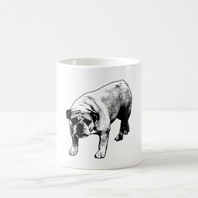 Taza De Café Bulldog Crisp Noel (Centro)
