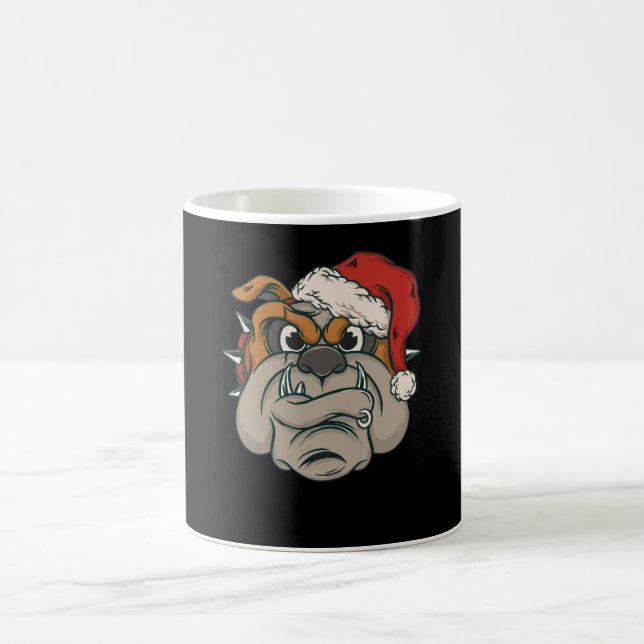Taza De Café Bulldog de Navidad (Centro)