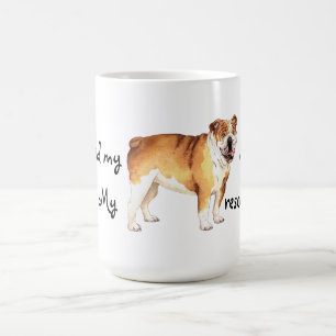 Taza De Café Bulldog de rescate