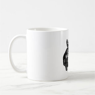 Taza De Café Bulldog Dibujo francés de Buldog Mug Blanco