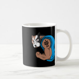 Taza De Café Bulldog divertidísimo Muscular Pit Amo A Papá Tatt