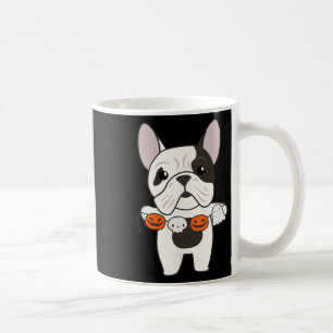 Taza De Café Bulldog Feliz Halloween Calabaza Perros Halloween
