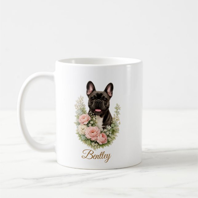 Taza De Café Bulldog Francés (Izquierda)
