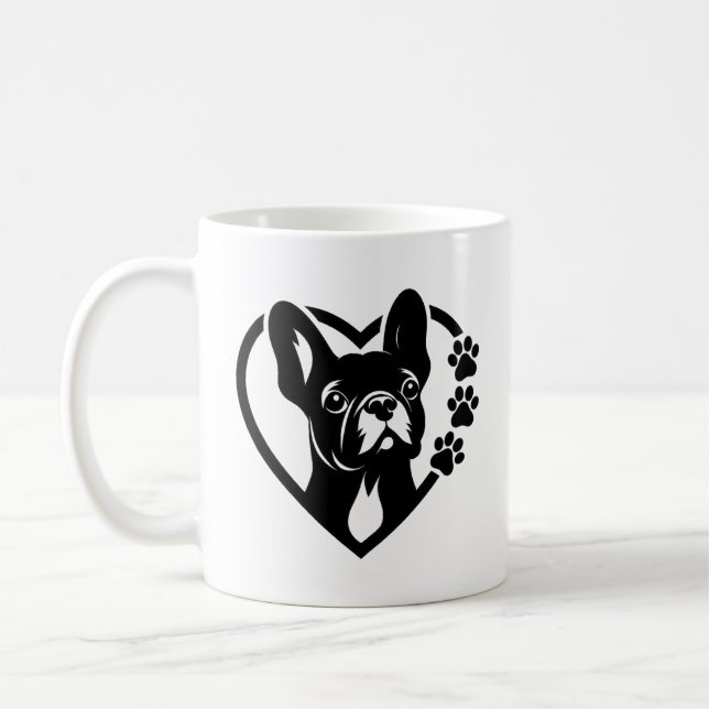Taza De Café Bulldog Francés (Izquierda)