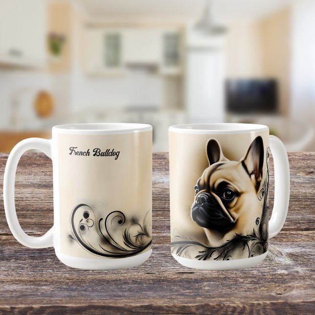 Taza De Café Bulldog francés (Subido por el creador)
