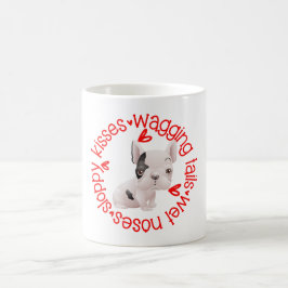 Taza De Café Bulldog francés, besos descuidados