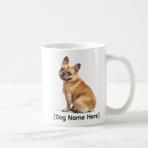 Taza De Café Bulldog Francés Ciervo Personalizado Te Poseo