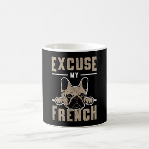 Taza De Café Bulldog francés disculpa a mi perro francés vintag