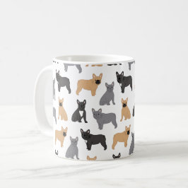 Taza De Café Bulldog francés francés francés francés - ¡Elige T