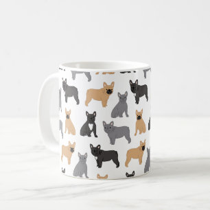 Taza De Café Bulldog francés francés francés francés - ¡Elige T