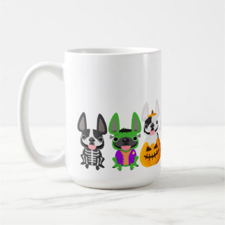 Taza De Café Bulldog francés Halloween Mug - 15 oz
