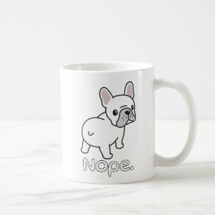 Taza De Café Bulldog francés, no. Divertido