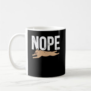 Taza De Café Bulldog francés Nope Lazy