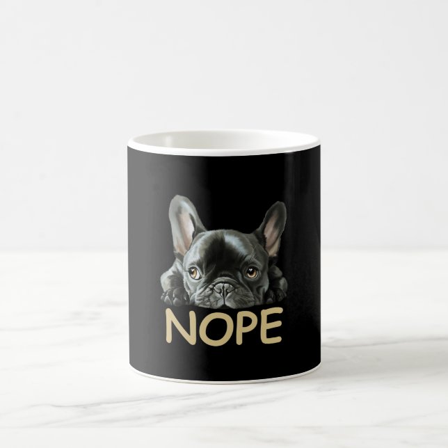 Taza De Café Bulldog francés| Regalos Frenchie Nope (Centro)