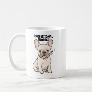 Taza De Café Bulldog Francés Resoplador Profesional Café Divert