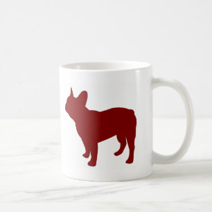 Taza De Café Bulldog francés (rojo)