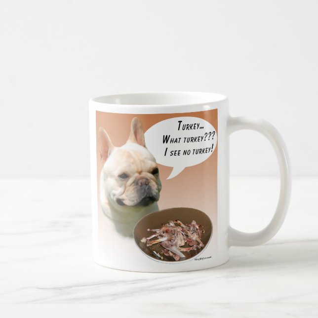 Taza De Café Bulldog francés Turquía (Derecha)