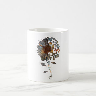 Taza De Café Bulldog Girasol Eres mi mujer temática del perro d