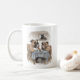 Taza De Café Bulldog gracioso