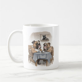 Taza De Café Bulldog gracioso
