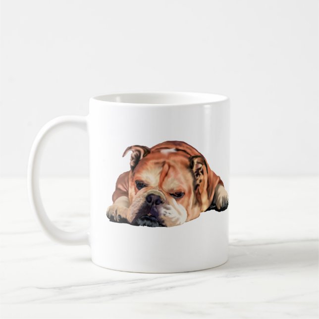 Taza De Café Bulldog inglés (Izquierda)