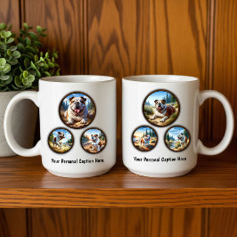 Taza De Café Bulldog inglés 6-Image Coffee Mug Design